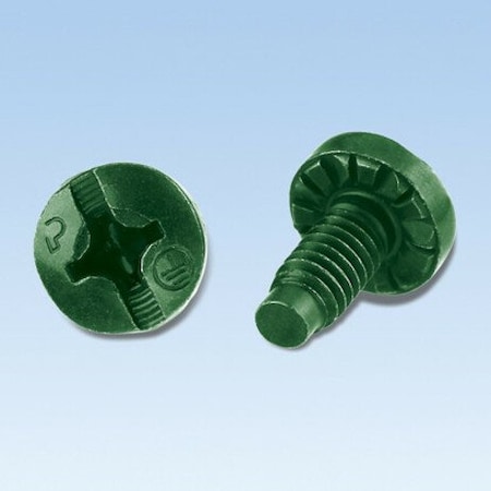 Panduit Bonding Screw, Green, No 10-32, PK100 RGTBS1032G-C